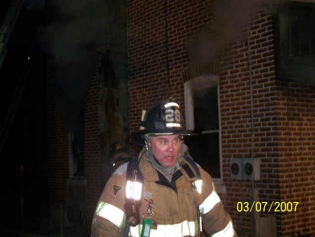 Firefighter Tim Reynolds