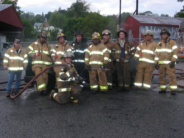 Vehicle Fire Training at the station