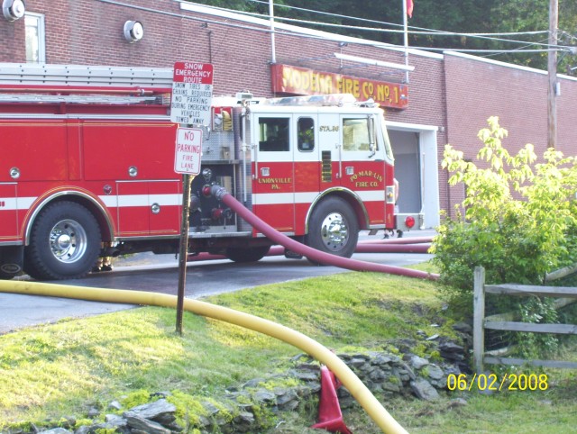 Turbo Draft Demo In Modena - Keystone Valley Fire Department